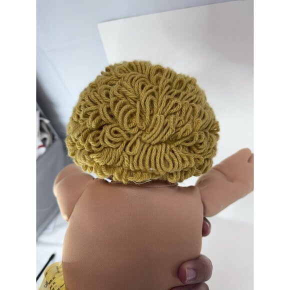 Vintage 1984 Cabbage Patch Kids HM2 Gold Blonde Yellow Loops Green Eyes Coleco - Picture 8 of 14